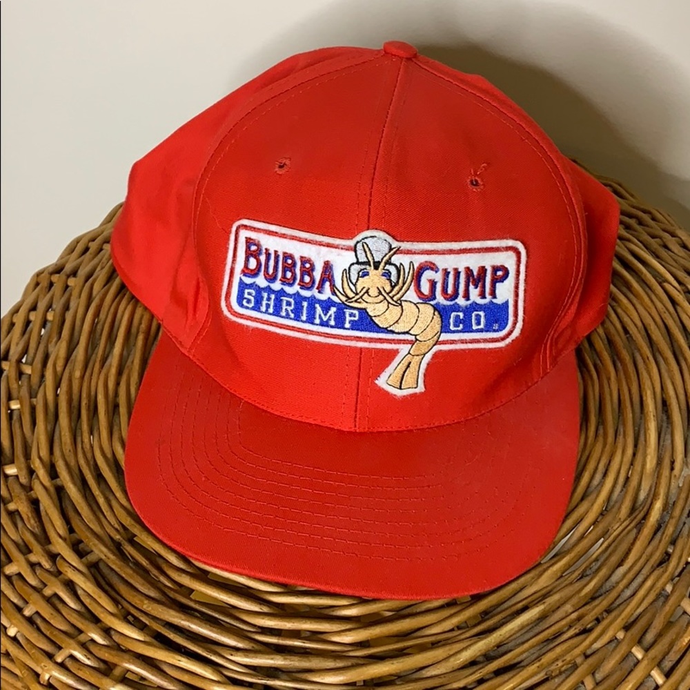 Nissin | Red Forrest Gump Bubba Gump Shrimp CO Hat | Adjustable Cap | Movie